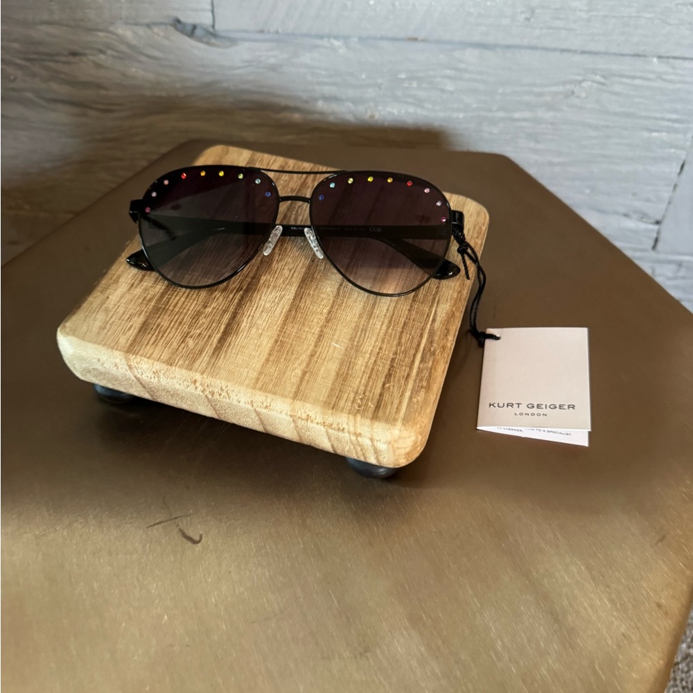 New Kurt Geiger aviator sunglasses - Picture 3 of 9